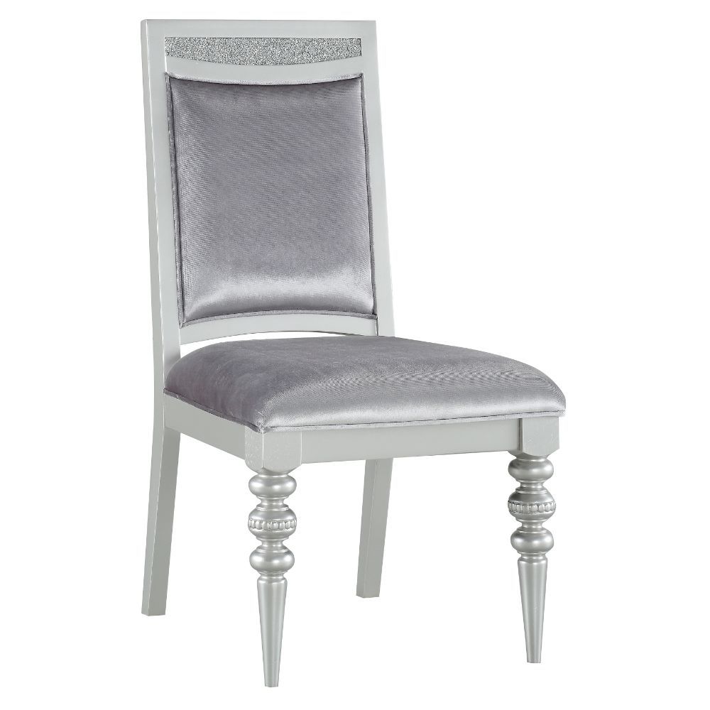 Maverick Platinum Dining Collection Acme 61800 - Diamantes de imitación