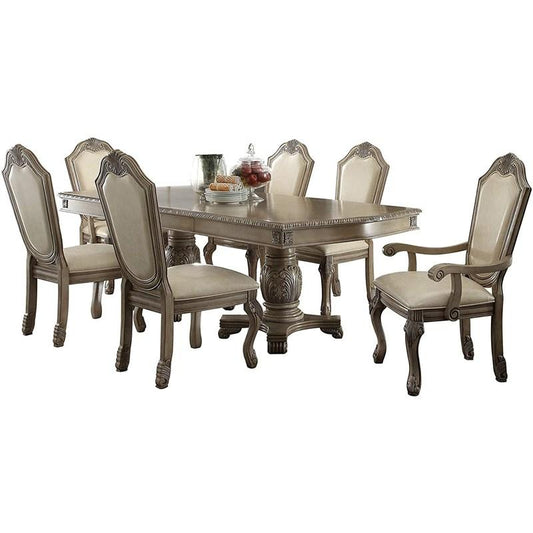 Chateau de Ville 64065 Dining Set - Antique White