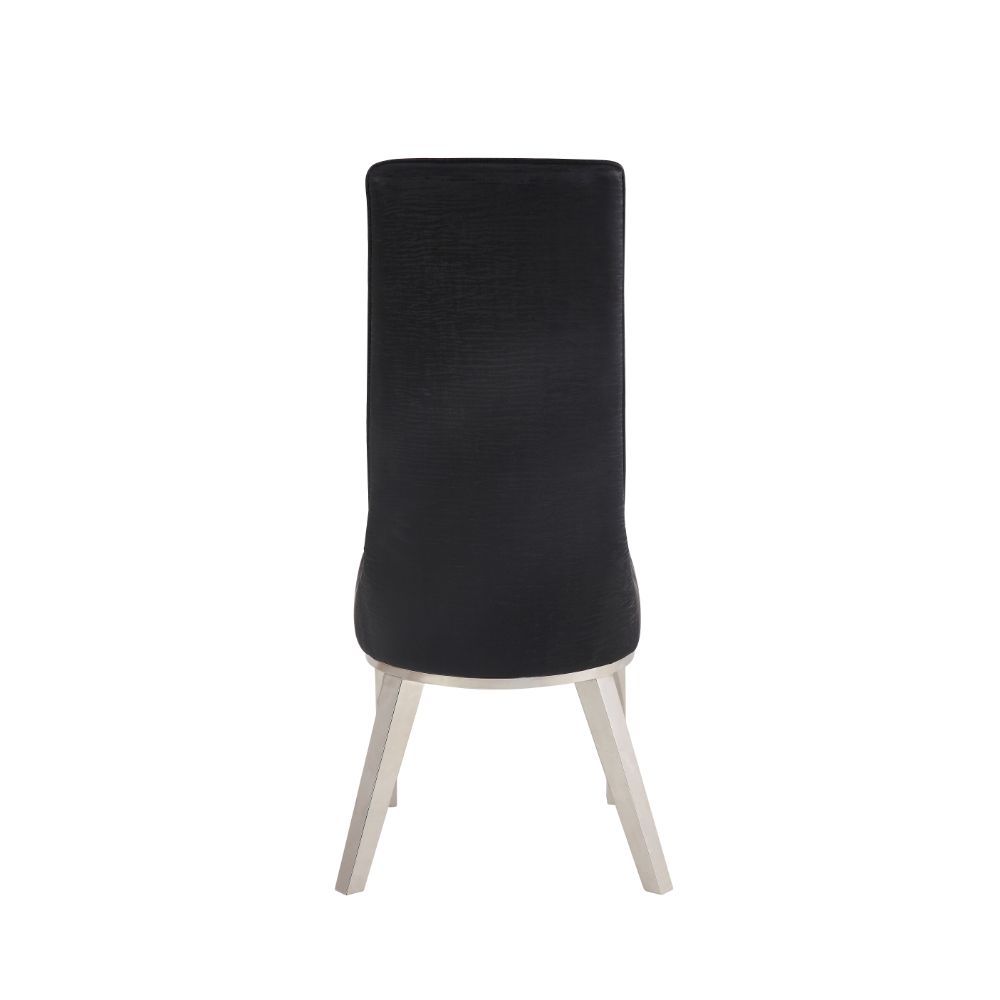 Acme Furniture Gianna Juego de comedor de 7 piezas - Sillas negras