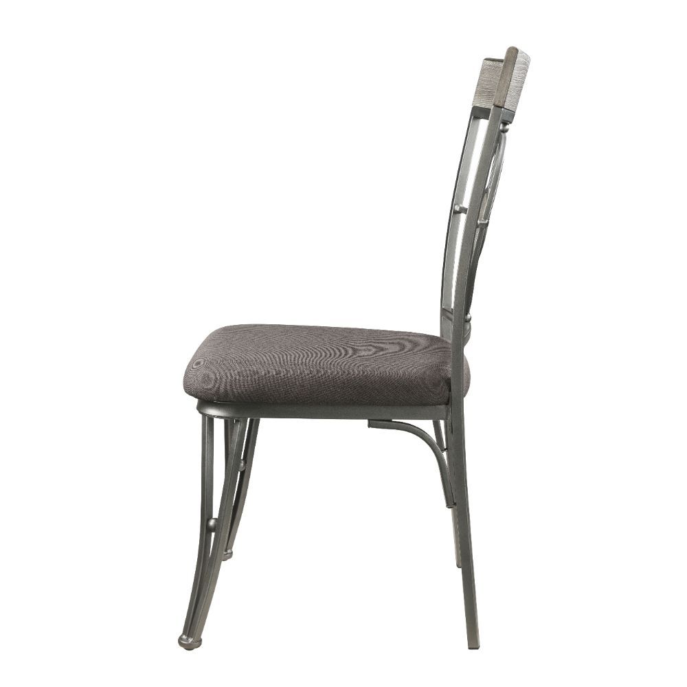 Landis 73185 Dining Collection by Acme - Gunmetal Finish