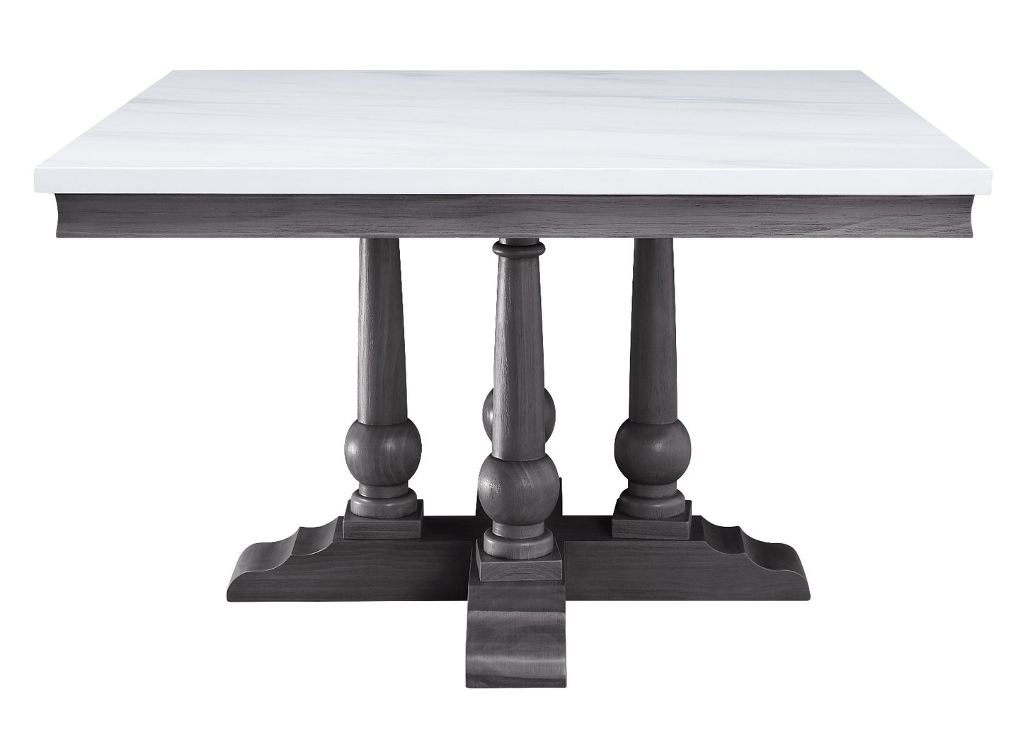 Yabeina Square Marble Top Dining Table Collection