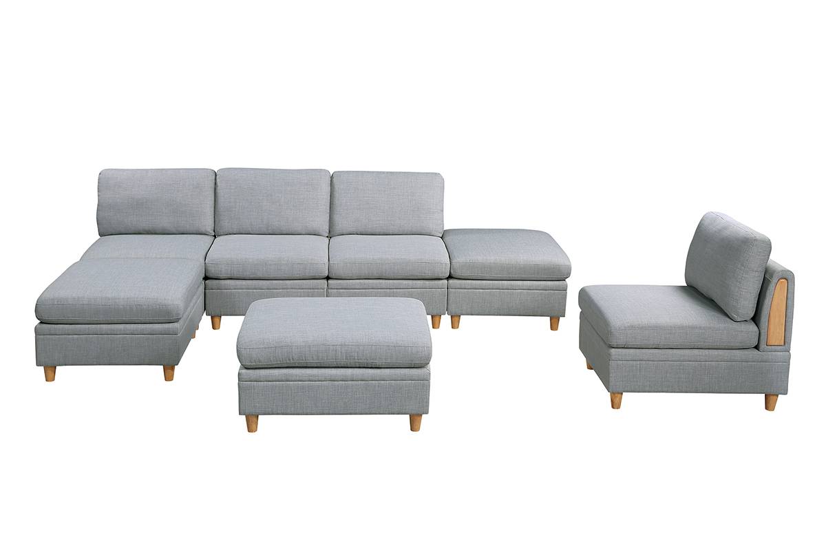 Poundex F893 Modular Sectional - Build Your Own