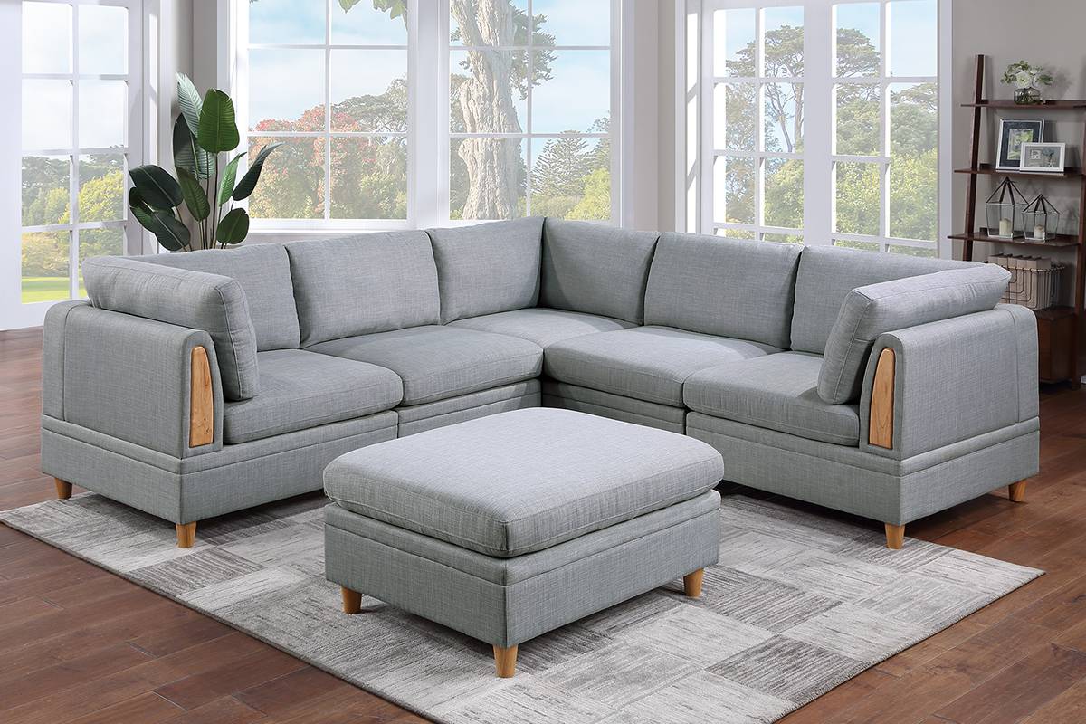Poundex F893 Modular Sectional - Build Your Own