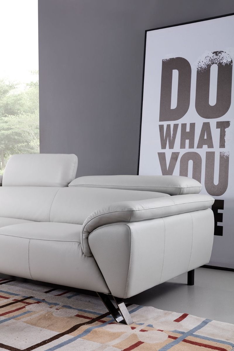 American Eagle L8002M Italian Top Grain Leather Sectional