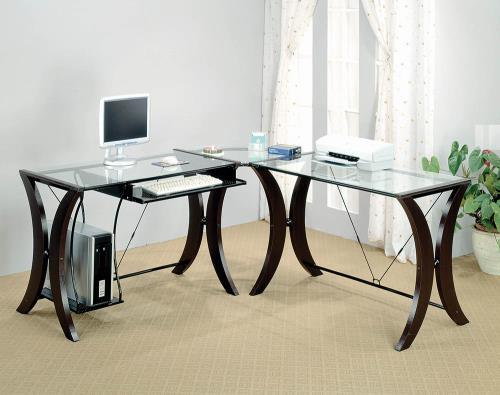 Monterey 800446 Cappuccino Computer Desk Set