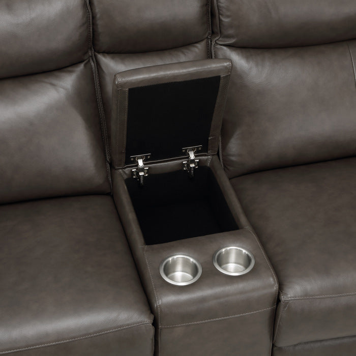 Maroni 6 Pc Sectional 8259RFDB - Dark Brown