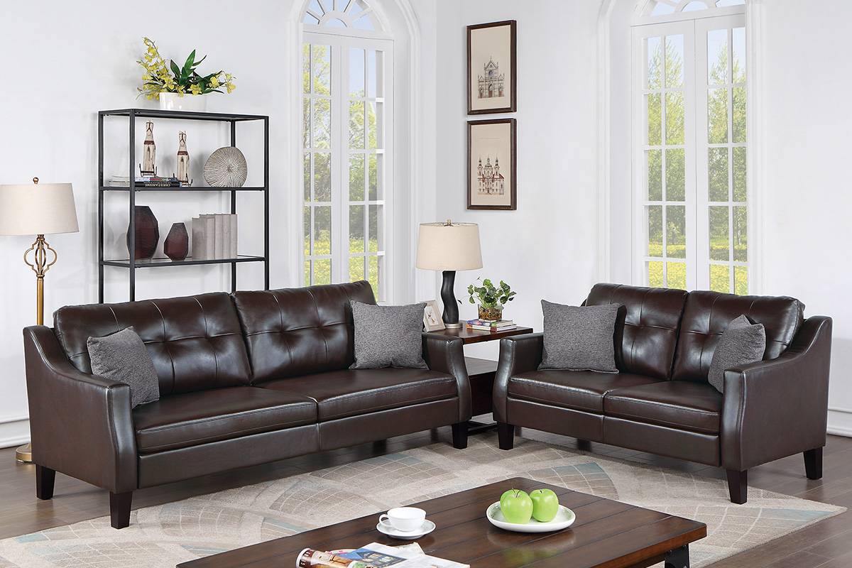 F8881 Poundex Siera Living Room Set - 2 Colors