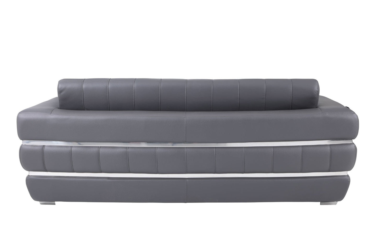 Global United 904 Gianna 2 Pc Sofa Set - Dark Grey