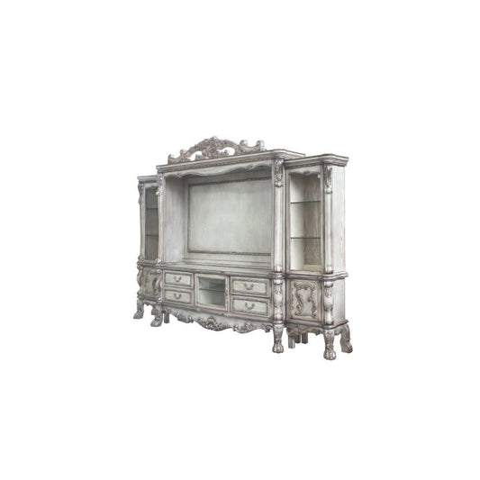 Dresden 91470 Entertainment Center - Vintage Bone White Finish