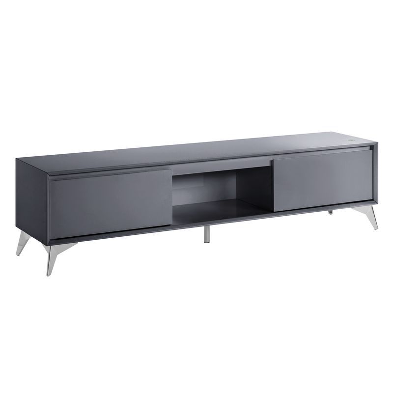 Raceloma 91996 TV Stand - Gray Finish