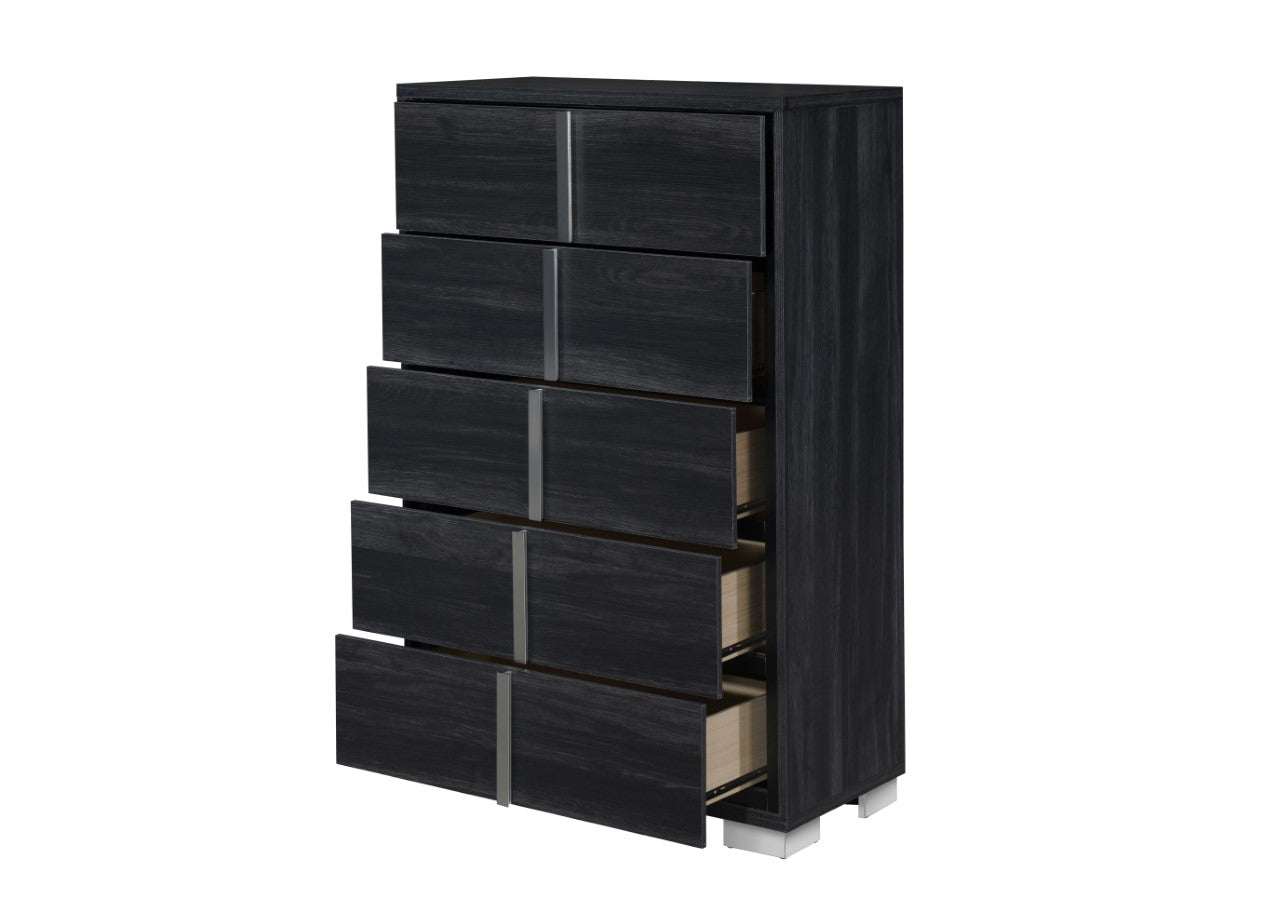 Colección de dormitorio Cosmo de 4 piezas - Cabecero LED