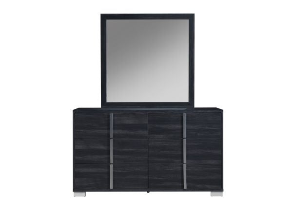 Colección de dormitorio Cosmo de 4 piezas - Cabecero LED