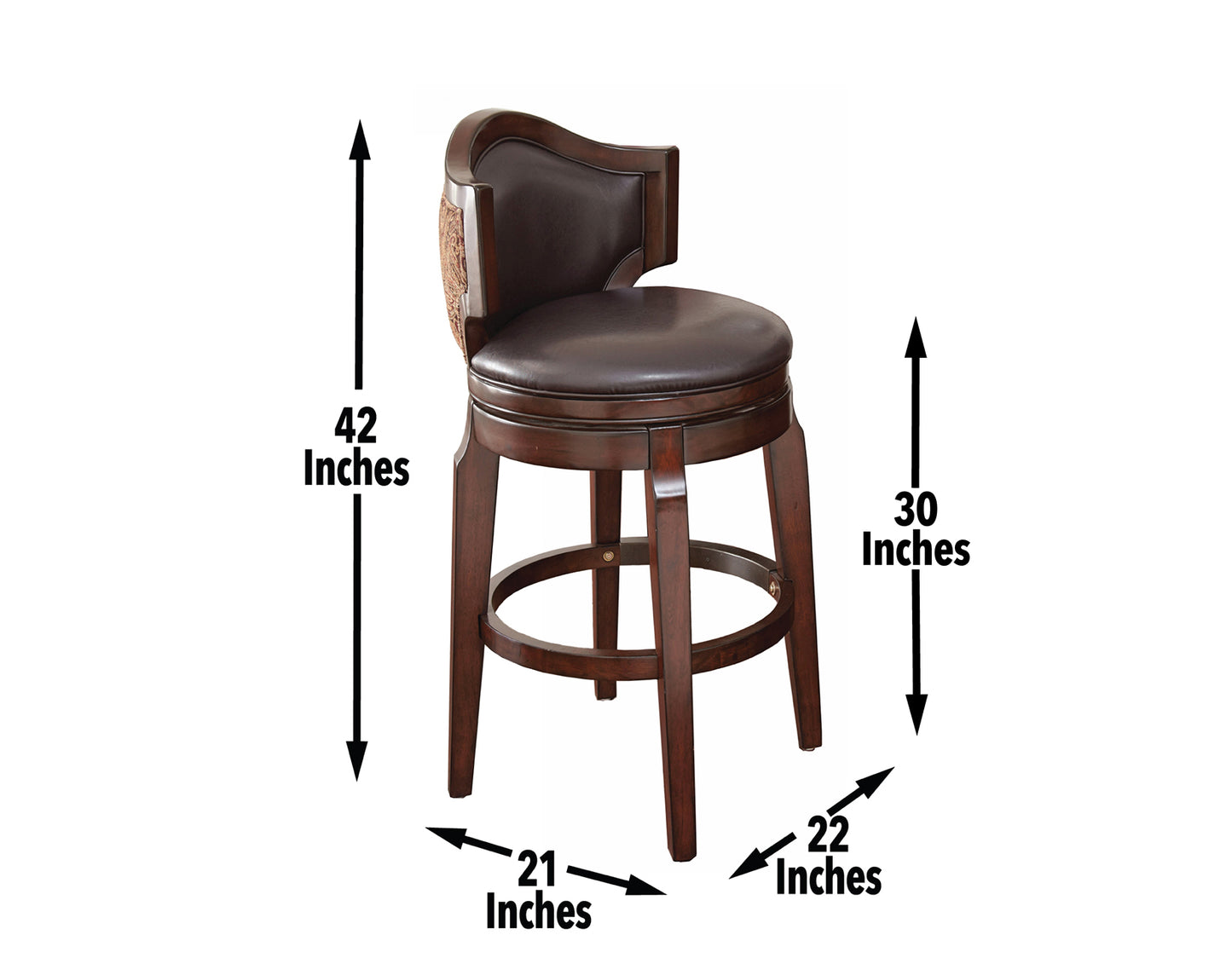 Jasper 30" Swivel Bar Stool JR300BCC