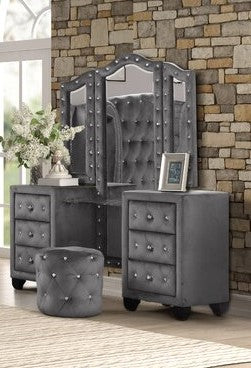 Sophia Vanity Set Gray Sophia Vanity Set Gray