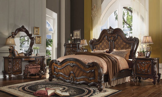 Versailles Bedroom Collection - Cherry Oak Finish