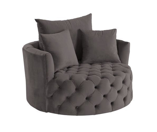Zunyas Accent Chair - Charcoal