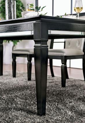 Alena 7 Pc Dining Set - Black Finish