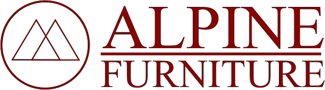 Flynn 4 Pc Bedroom Collection by Alpine Furniture - Acorn Finish