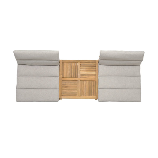 Juego de asientos Arno de 3 piezas - Tapicería beige