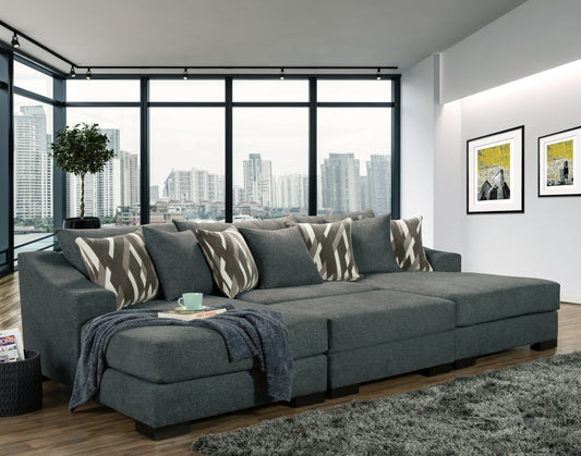 Comfort Industries Atlas Chaise Sectional - 4 Colors
