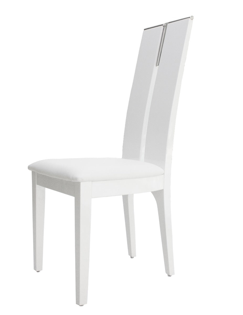 Avanti White Lacquer Chair - Set of 2