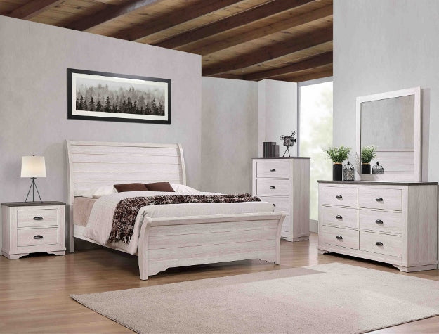 Coralee Bedroom Collection B8100 - Grey or White