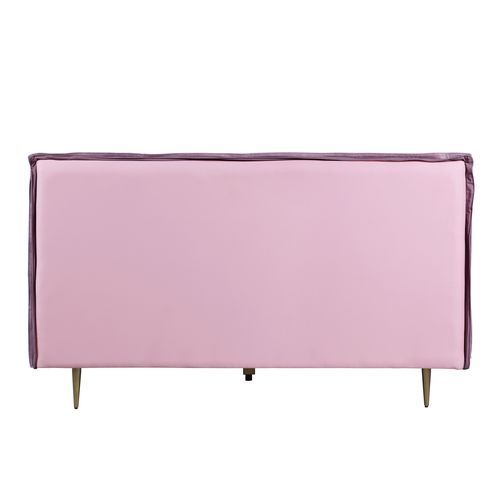 Metis Industrial Style Bed - Buttery Soft Top Grain Leather