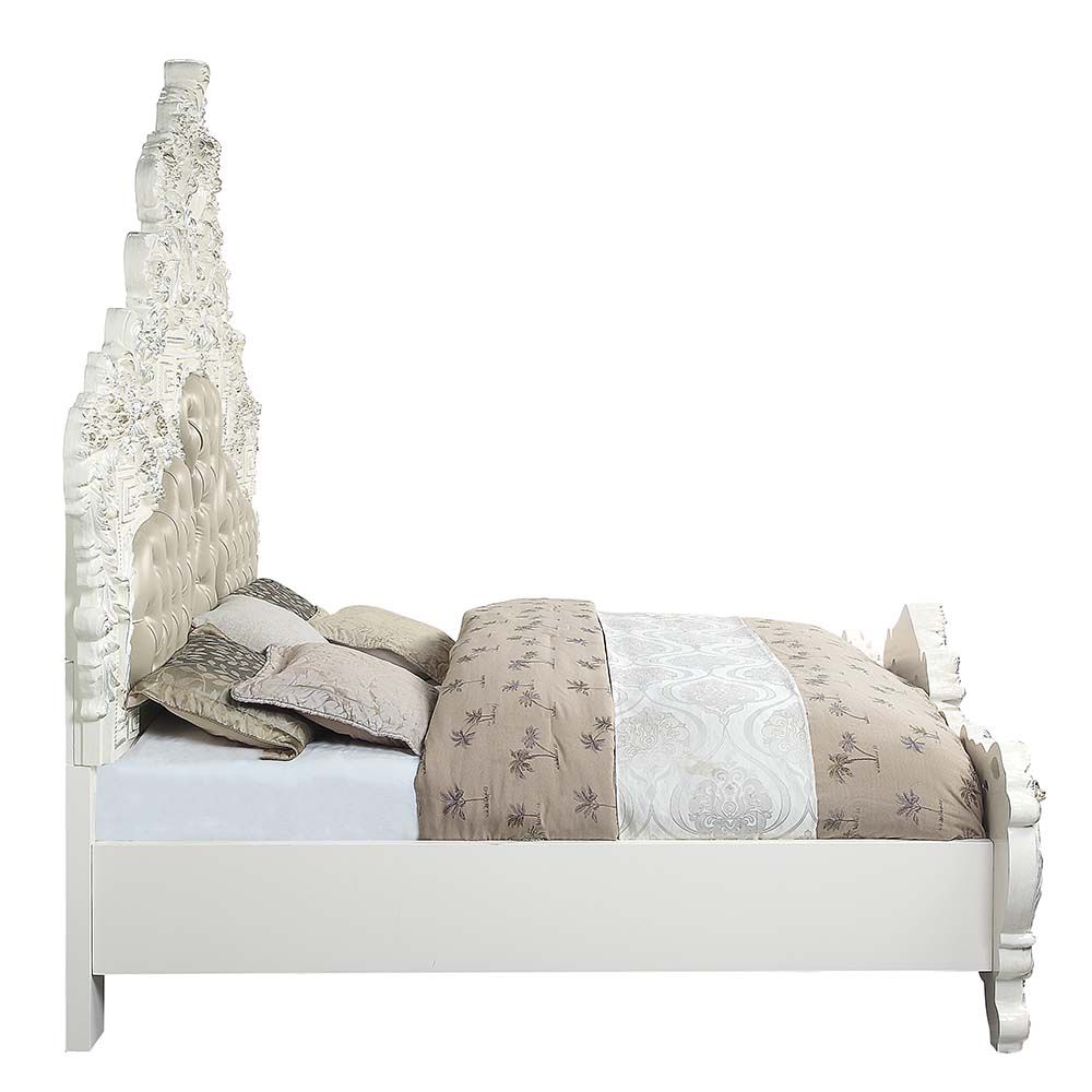 Vanaheim King Bedroom Collection by Acme - Antique White Finish
