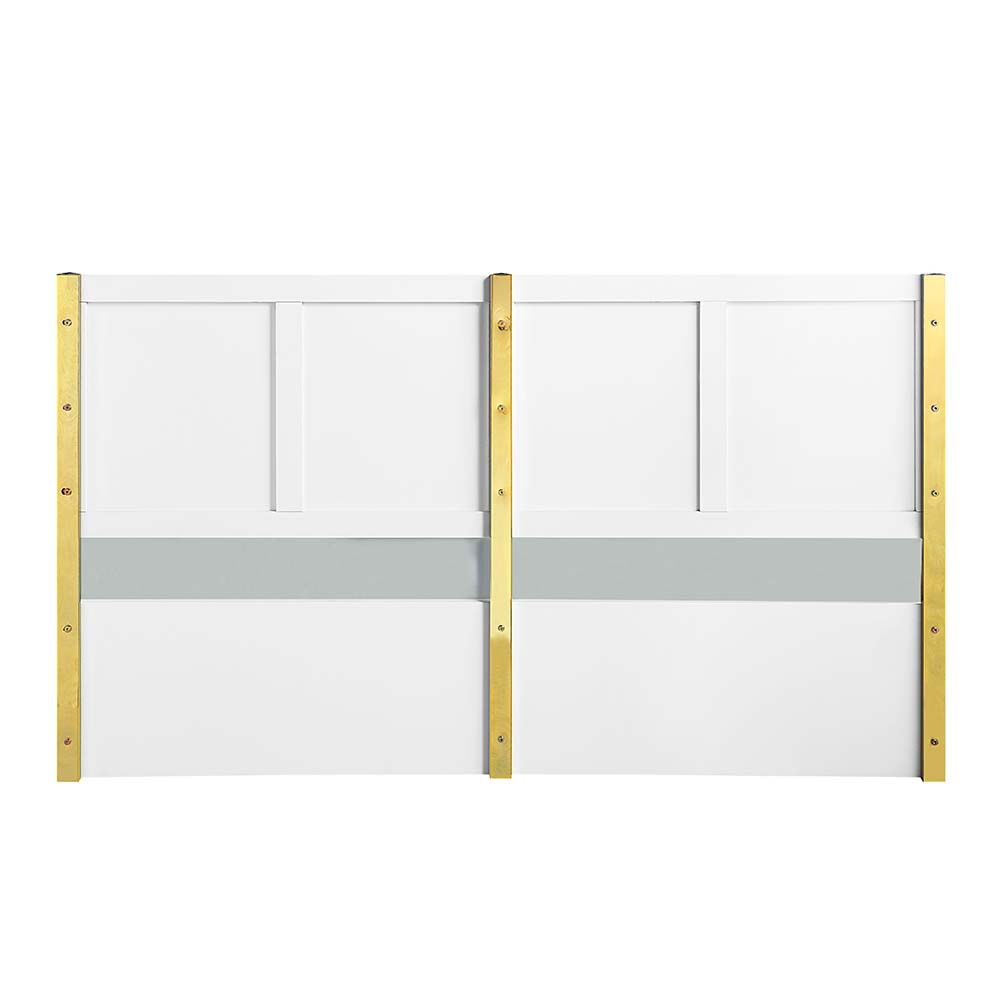 Gaines High Gloss Bedroom Collection - White or Gray