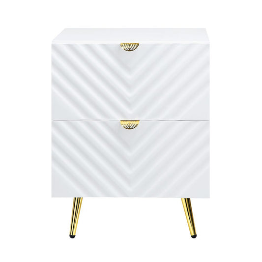 Gaines High Gloss Nightstand