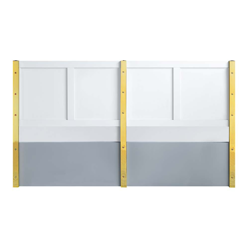 Gaines High Gloss Bedroom Collection - White or Gray