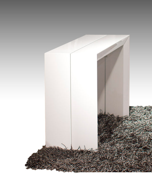 Colección de comedor Bellini lacado blanco - 5 extensiones