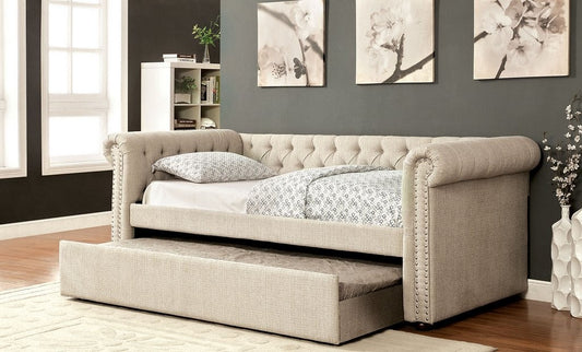 Leanna Twin Daybed + Trundle - 2 Colors