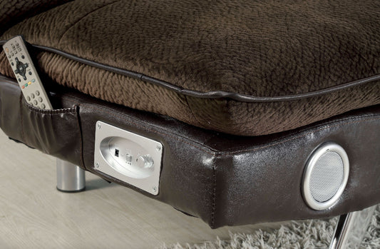 Gallagher Futon Sofa CM2675BR - Dark Brown