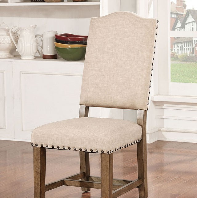 Julia Round Table Dining Set - Rustic Light Oak