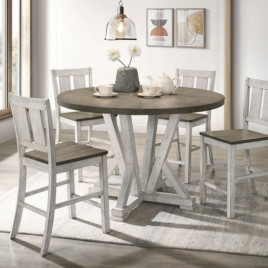 Dakota Round Table Dining Collection - Farmhouse Design