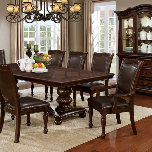 Alpena Expandable Brown Cherry Dining Set
