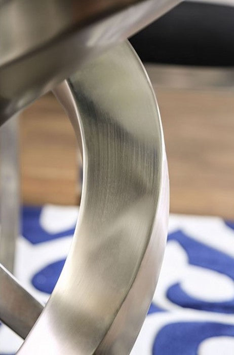 Roxo Dining Collection - Stainless Steel & Glass