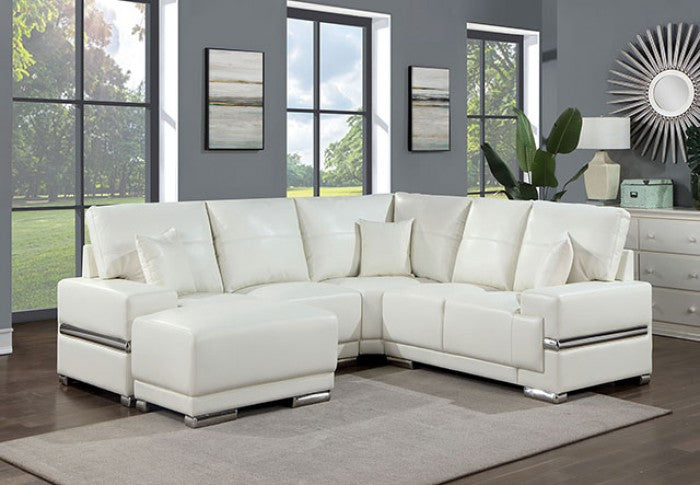 Seccional Althea CM6410WH de Furniture of America