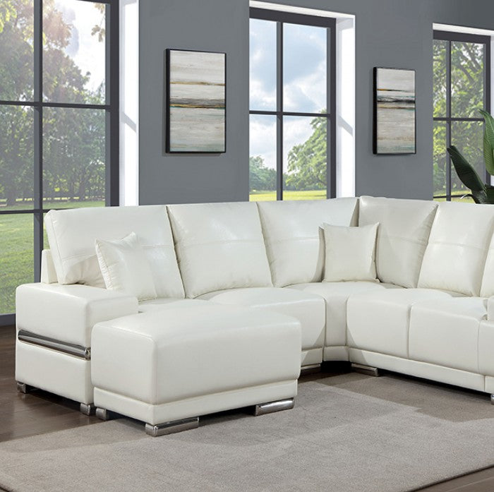 Seccional Althea CM6410WH de Furniture of America