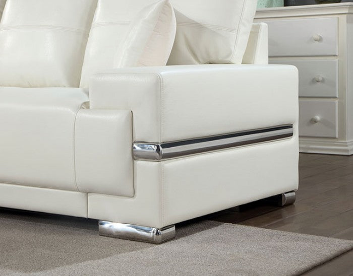 Seccional Althea CM6410WH de Furniture of America
