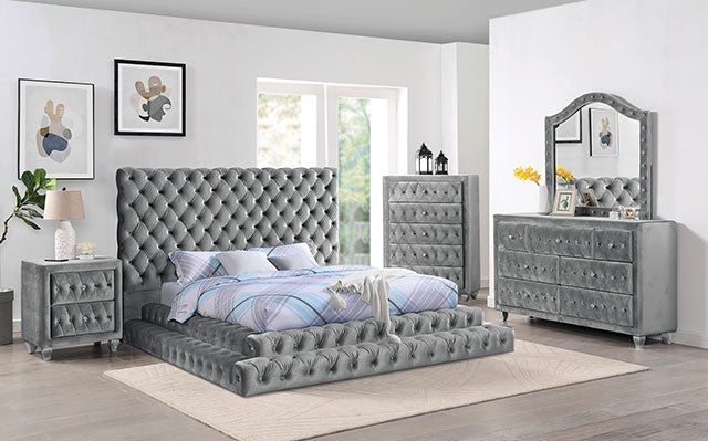 Stefania Step Up Platform Bed CM7227 - 2 Colors