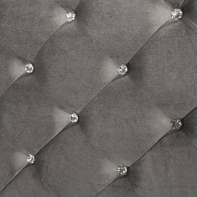 Juego de dormitorio Belleterre en gris plateado de Furniture of America