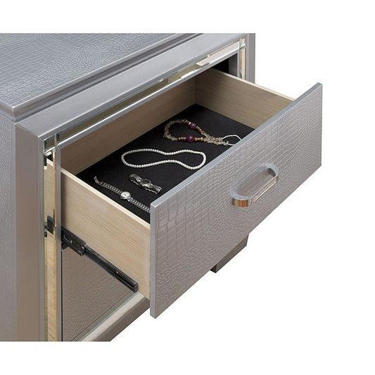 Mesita de noche Bellanova CM7979SV-N