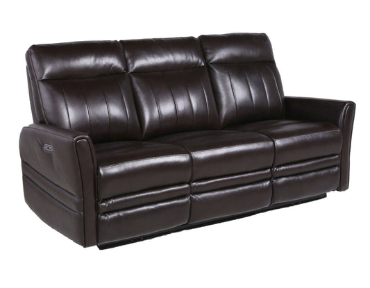 Coachella Dual Power Leather Reclining Sofa Set - Top Grain Leather