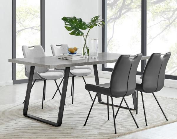 Armen Living Coronado Dining Collection - Concrete Top