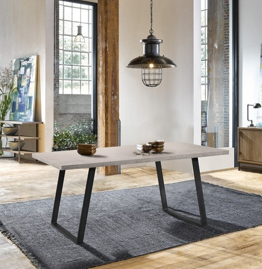 Armen Living Coronado Dining Collection - Concrete Top