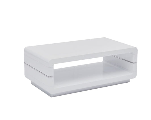High Gloss Lacquer Coffee Table - White or Grey Finish