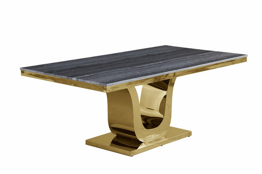 Colección de comedor Bonita de 9 piezas: 5 colores vibrantes de sillas