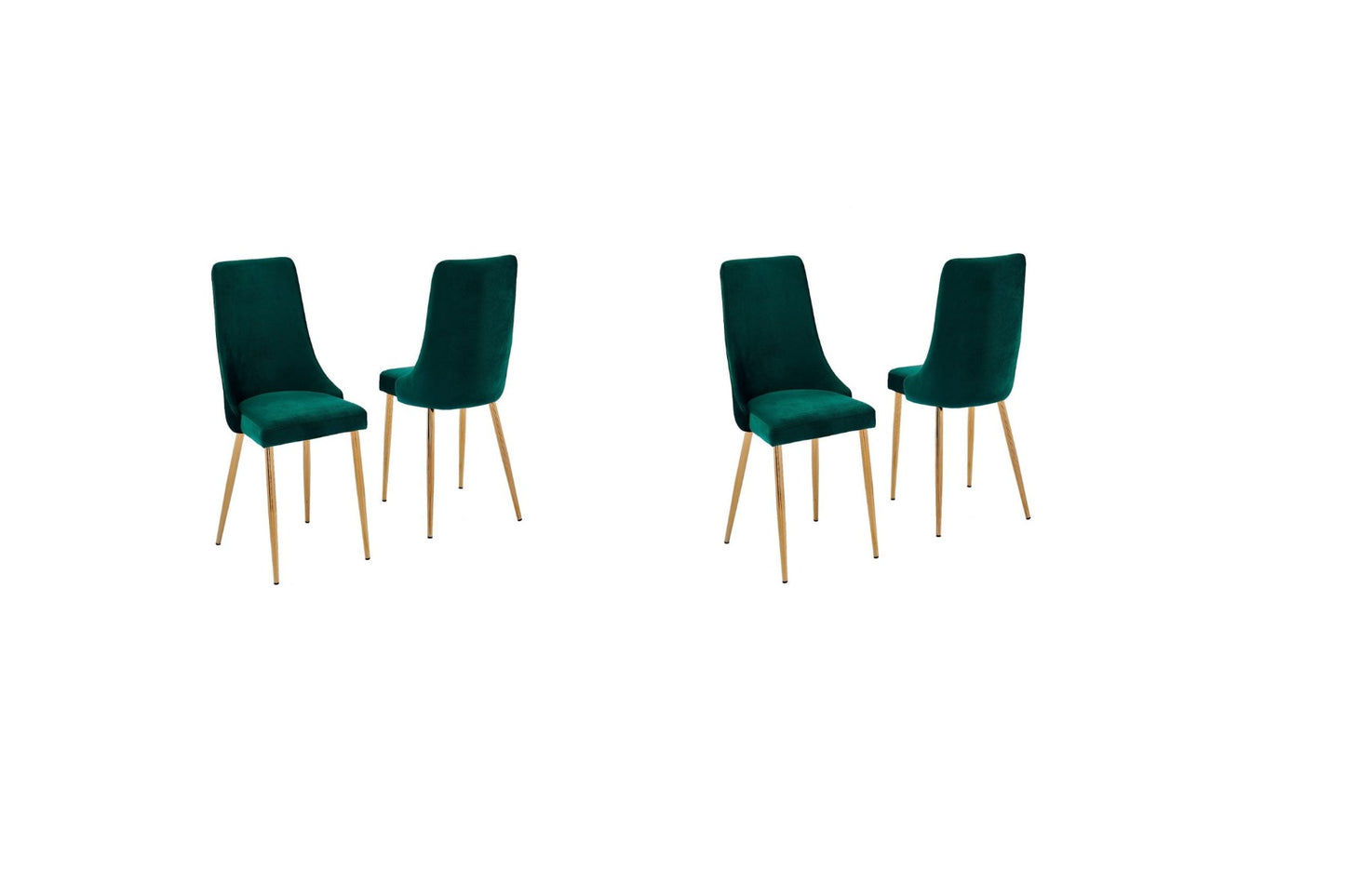 Classic 5 Pc Dining Set w/Uph Side Chair - 2 Chair Choices